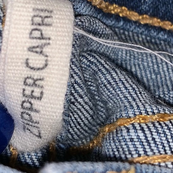 Rag & bone Shredded Zipper Skinny Capris Jeans sz 27 - Picture 10 of 11